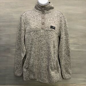 Simply Southern Gray Knit Pullover Sweatshirt Size Large Good Condition